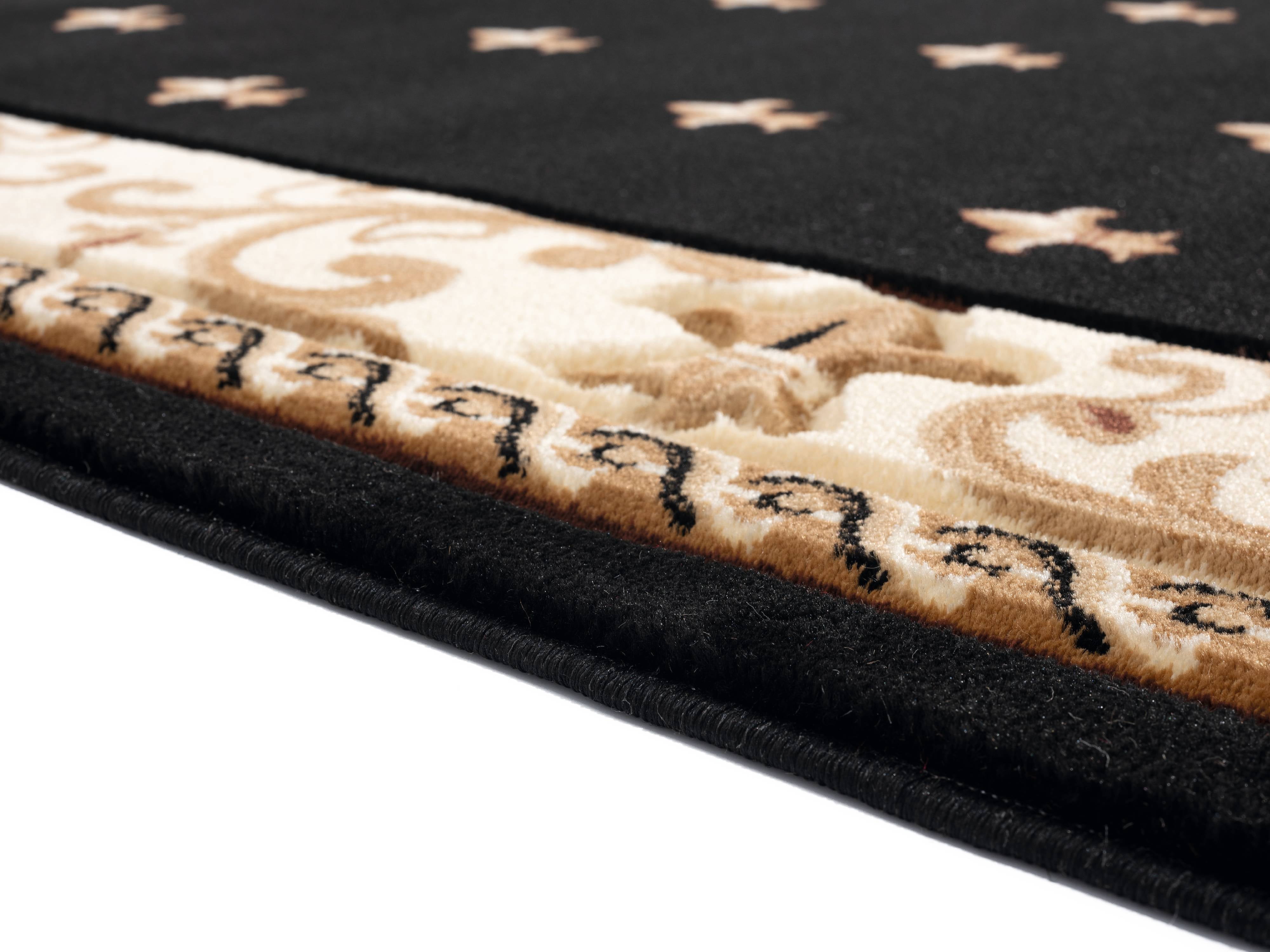 United Weavers Drachma Vesta Transitional Border Area Rug, Black, 7'10" x 10'6"