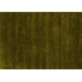 thumbnail image 1 of Ahgly Company Indoor Rectangle Abstract Yellow Contemporary Area Rugs, 2' x 4', 1 of 4