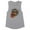 Heather Grey, variant on Pumpkin Lips Halloween Women's Muscle Tank Large White