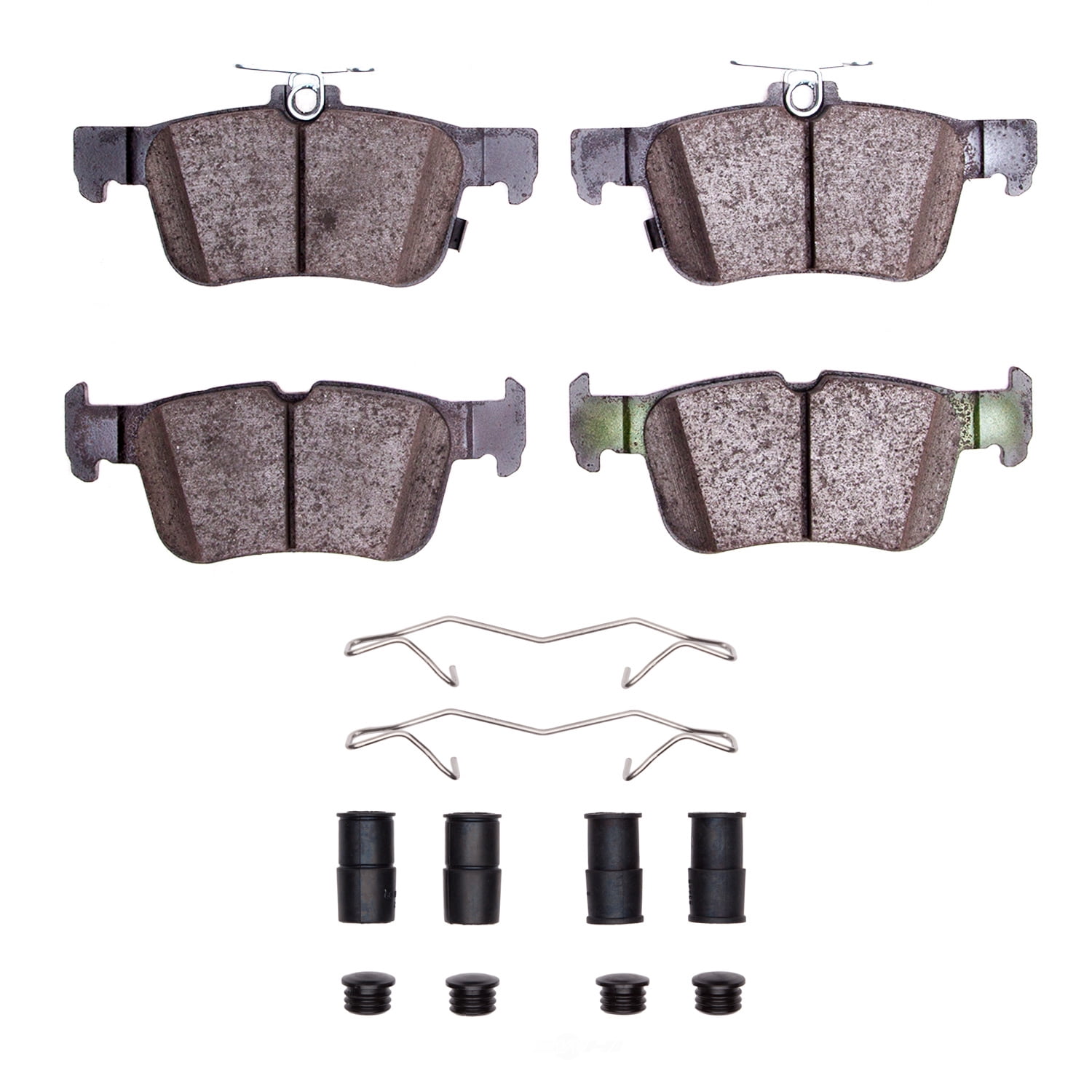 Dynamic Friction Company 1551-1665-11 DFC 5000 Advanced Brake Pads - Ceramic and Hardware Kit - OE