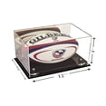 thumbnail image 3 of Deluxe Acrylic Rugby Ball Display Case with Silver Risers and Mirror (A004-SR), 3 of 6