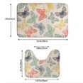 thumbnail image 3 of Yiaed Butterfly Print Bathroom Mat Set 2 Pieces Mat Anti-Skid Pad Ultra Soft and Absorbent Bathroom Bath Mat Contour Bath Rugs for Toilet Base, 3 of 6