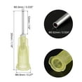 thumbnail image 2 of Aguja dispensadora de punta roma Uxcell para pistola de pegamento líquido, 20G 1/2", paquete de 20 (amarillo), 2 of 7