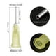 thumbnail image 2 of Aguja dispensadora de punta roma Uxcell para pistola de pegamento líquido, 20G 1/2", paquete de 20 (amarillo), 2 of 7