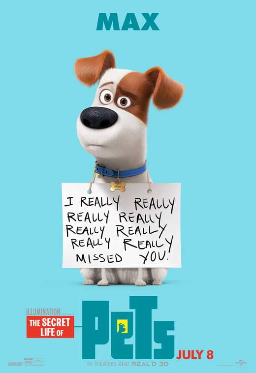 secret life of pets movie posters