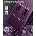 thumbnail image 4 of MoKo Case Compatibility with Galaxy Tab A11+ Plus/A9+ 11-Inch 2026/2024, Shockproof Full Body Rugged Stand Back Cover with Built-in Screen Protector for Galaxy Tab A11+/A9 Plus Tablet,Dark Purple, 4 of 7