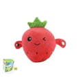 thumbnail image 2 of Plush Strawberry Sensory Toy, Interactive Shake Bounce Musical Toy with Funny Sounds, Sensory Activity Early Educational Learning Kid Toy, Fun Christmas Birthday Gift for Toddlers Boys Girls, 2 of 7
