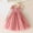 Pink, variant on Eltusu Girls Casual Dresses, Princess Crewneck Summer Sleeveless Kids Clothes Pink Size 6 T