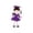 Purple, variant on 12" Class of 2026 Graduation Girl Plushie Doll - Blue Plush Toy with Cap & Gown - Preschool Kindergarten Graduation Gifts for Girls, 2026 Graduation Gift for Her