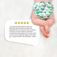 thumbnail image 2 of Kawaii Baby One-Size Cloth Diaper Set – 6 HD3 Heavy Duty Diapers & 12 Absorbent Inserts, 2 of 11