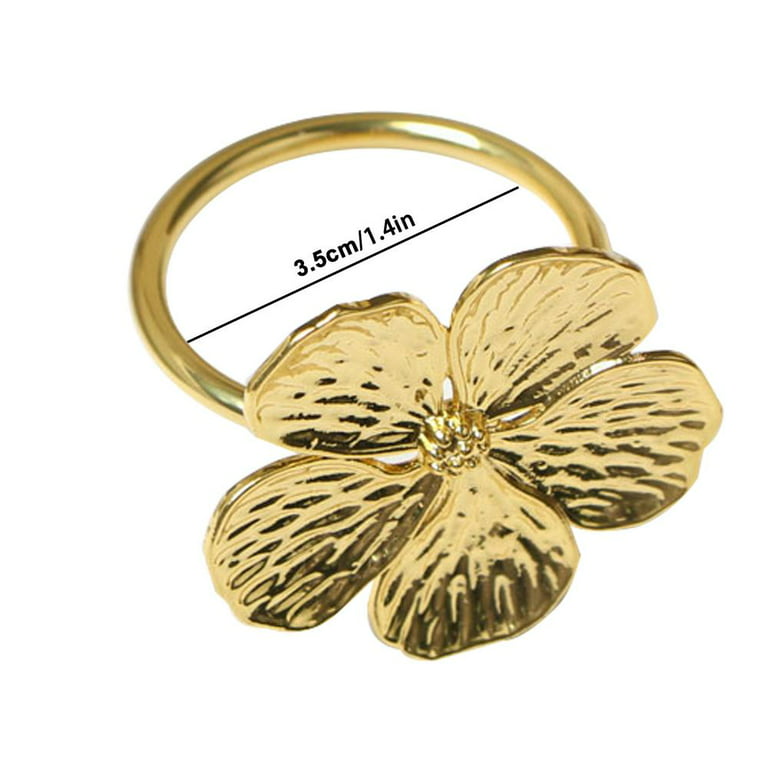 20Pcs Gold Leaf Napkin Rings - Elegant Gold Napkin Ring for Wedding Ta – If  you say i do