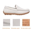 thumbnail image 6 of coXist Kids Toddlers Boys Girls Leather Slip On Loafers Moccasin Boat Dress Shoes, 6 of 7