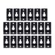 thumbnail image 1 of 60 piezas de altavoces pequeños cuadrados colgantes, barra de sonido, percha de ropa resistente, soportes de ojo de cerradura de espejo de hierro, 1 of 6