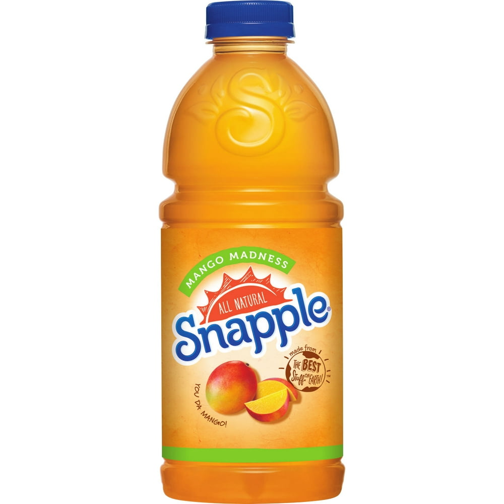 Snapple Mango Madness Juice Drink, 32 Fl Oz Bottle, 1 Count Walmart