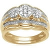 10k Gold 1/2ct Dia Br Set