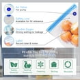 thumbnail image 3 of Sous Vide Cooking Bags - Set of 30 | BPA-Free Reusable Vacuum Seal Bags with Air Valve for Joule and Anova Cookers | Freezer Safe Vacuum Food Storage Bags with Upgraded Electric Pump Included, 3 of 6