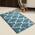 thumbnail image 4 of Saffron Fabs Bath Rug 2-Piece Set, Geomatric Pattern, Assorted Colors and Sizes, 4 of 5