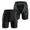 thumbnail image 1 of Men's Hip Butt Protection Padded Shorts Armor Hip Protection Shorts Pad for Snowboarding Skating Skiing Riding Green-L, 1 of 7