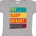 thumbnail image 4 of Inktastic Gokarting Eat Sleep Go Kart Repeat Boys or Girls Baby Bodysuit, 4 of 5