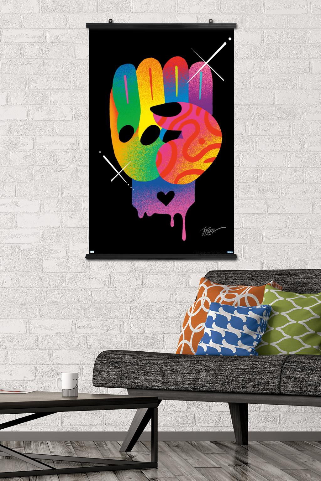 Jason Naylor - Fist of Color Wall Poster, 22.375" x 34"