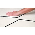 thumbnail image 6 of Rug Branch Modern Boho Hand-Tufted Beige Black Indoor Area Rug - 8x10, 6 of 7