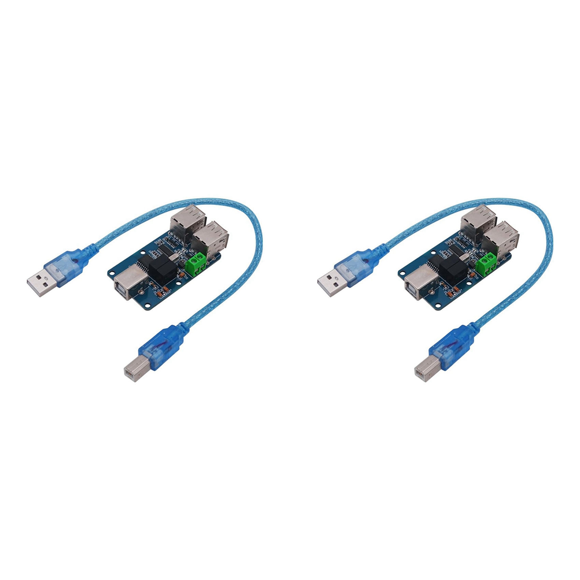 2X USB Isolator, 2500V USB HUB Isolator, USB Isolation Board, ADUM4160 ADUM3160 Support USB Control Transmission