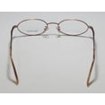 thumbnail image 5 of NEW VERA WANG V09 WOMENS/LADIES OVAL FULL-RIM BRONZE LIGHT STYLE IMPORTED FROM ITALY FRAME DEMO LENSES 49-17-140 SPRING HINGES EYEGLASSES/EYEGLASS FRAME, 5 of 9