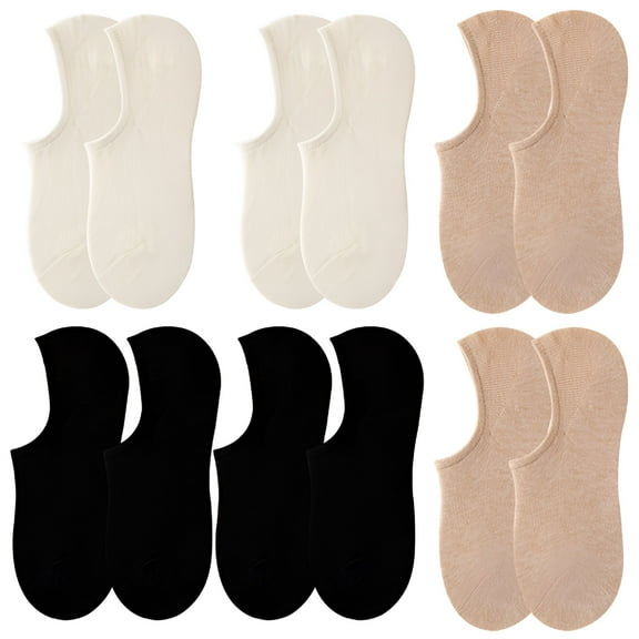 TELOLY No Show Socks Womens Thin Ankle Low Cut Cotton Footies for Flats Slip On Sneakers Loafer