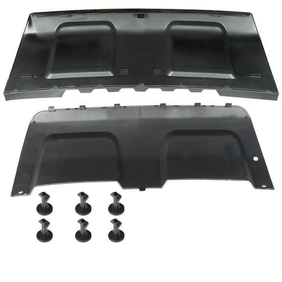 labwork Black Front and Rear Bumper Skid Plate Trim Cover Kit Replacement for 2014-2017 Range Sport