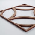 thumbnail image 4 of Ekena Millwork 7 3/8"W x 7 3/8"H x 1/4"T Extra Small Crosby Decorative Fretwork Wood Wall Panels, Walnut, 4 of 14