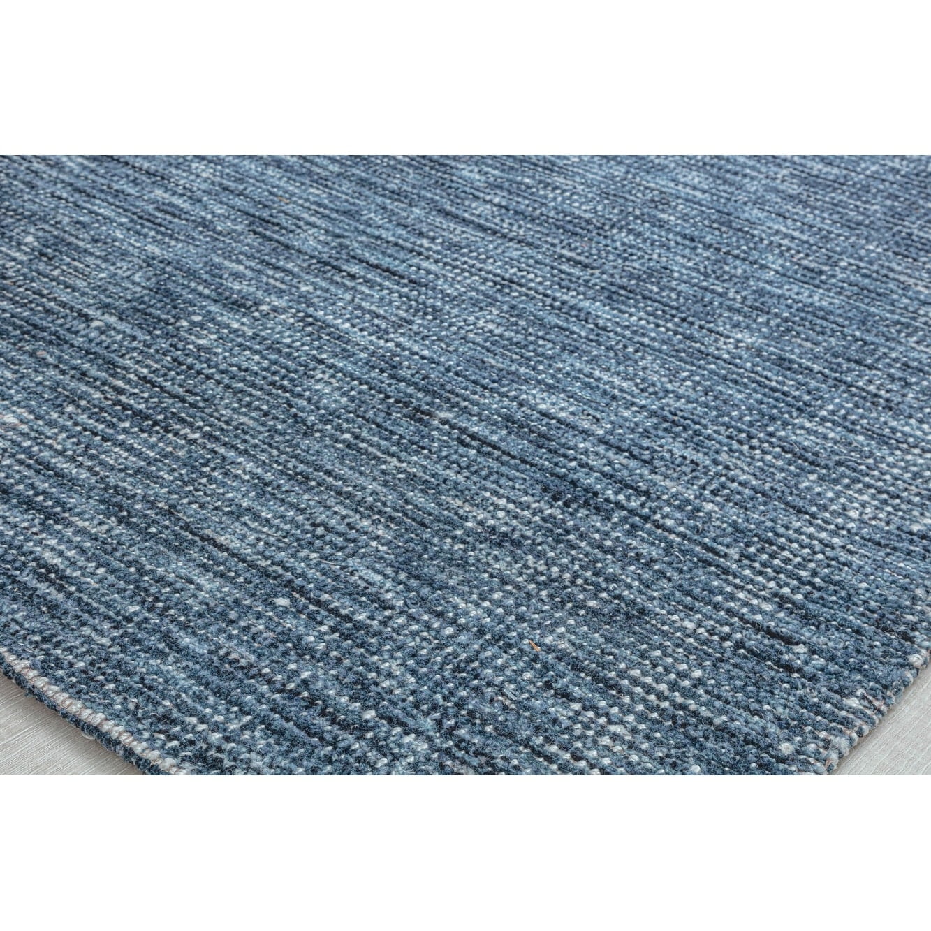 Rugs America RW10D Azure Solid Bohemian Blue Area Rug, 5’0”x7’0” Ideal for Living Room, Bedroom, Dining Room and More