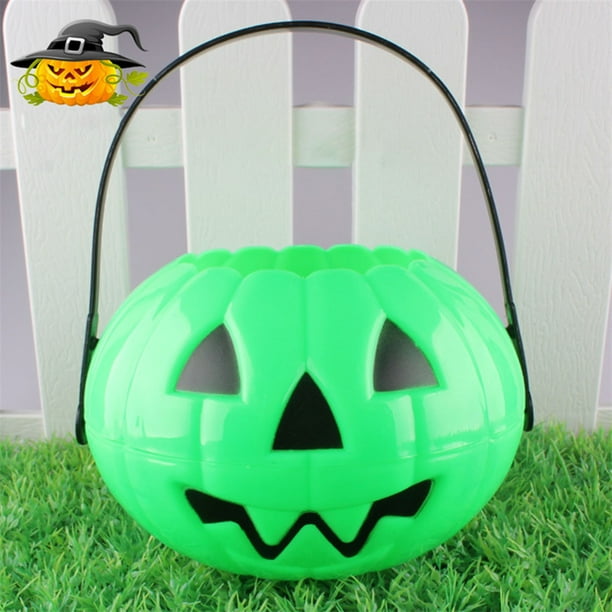 Seau à Bonbon Citrouille Orange Halloween | France Effect