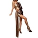thumbnail image 1 of Moda mujer elegante Sexy un hombro Delgado Sling Color sólido vestido largo falda vestido Pompotops  ghjkhdj10030, 1 of 1