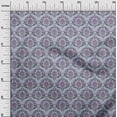 thumbnail image 3 of oneOone Polyester Spandex Dusty Blue Fabric Damask Craft Projects Decor Fabric Printed By The Yard 56 Inch Wide, 3 of 5