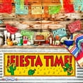 thumbnail image 3 of PMU Cinco de Mayo "FIESTA TIME!" Sign Banner 60in x 21in Hanging Party Decoration Accessory (1/pkg)Pkg/1, 3 of 6