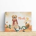 thumbnail image 3 of Happy Thanksgiving Golden Retriever with Turkey Pumpkins Autumn Vibes Horizontal Matte Canvas Poster Goldens Dog Lover Gifts Idea Wall Art Home Decor - 12018, 3 of 5