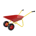 thumbnail image 6 of Olurrisa Gardens Cart，Heavy-Duty Metal Wheelbarrow - Steel Tray Garden Cart for Easy Loading of Leaves, Soil, and Sand (Red), 6 of 8