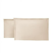 Yatas Bedding 01617602 2 Piece 20 x 40 in. King Size Penny Pillow Case - Beige