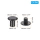 thumbnail image 2 of 24 Juegos de Tornillos Chicago, Tornillo de Poste de Unión Phillips de Hierro Galvanizado de 8mm L para Cinturón de Cuero, Álbum de Recortes, Álbumes de Fotos, Negro, 2 of 6