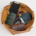 thumbnail image 5 of NWJ Pocket Leather Notebook – Handmade Mini Journal with Button Closure, Vintage Japanese-Style Lined Memo Pad, Genuine Leather Cover, 5 of 6