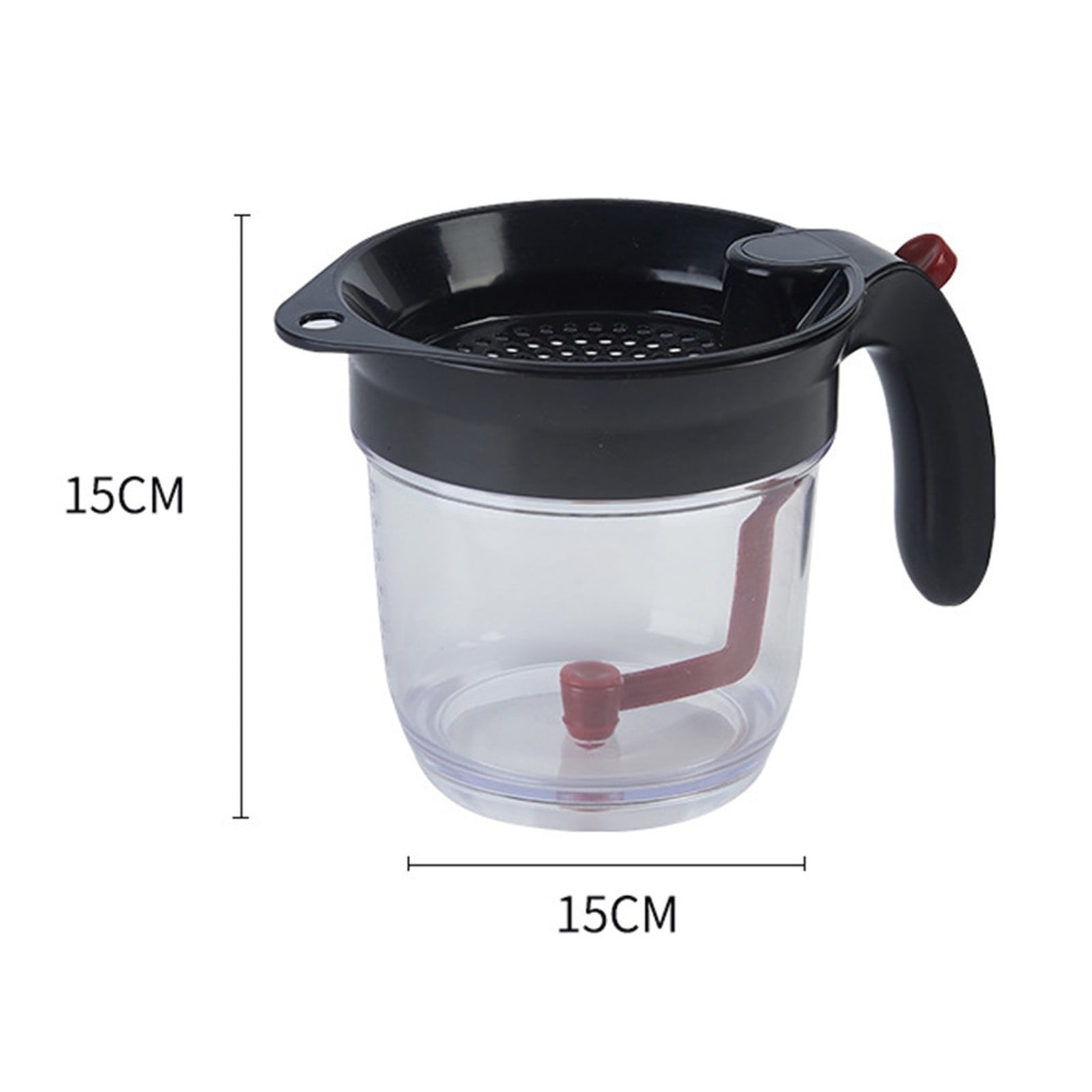 pdqouc Oil Separator With Bottom Release Soup Separator for Cooking with Oil Strainer Kitchen Gadgets Grease Separator Tools for Fitness People