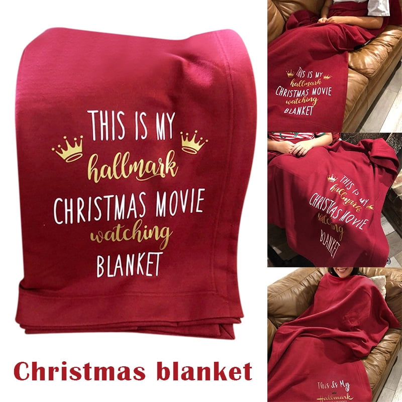 Unbranded “This Is My Hallmark Christmas Movie Watching Blanket” 3 Choices 