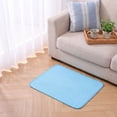 thumbnail image 4 of Cooling Mat for Dogs Ice Silk Cooling Mat for Dogs 20 Inch by 16 Inch Pet Cooling Mat Soft Breathable Dog Cooling Pad for Indoor Outdoor Use for Dogs Cats Blue 1 Pack, 4 of 6