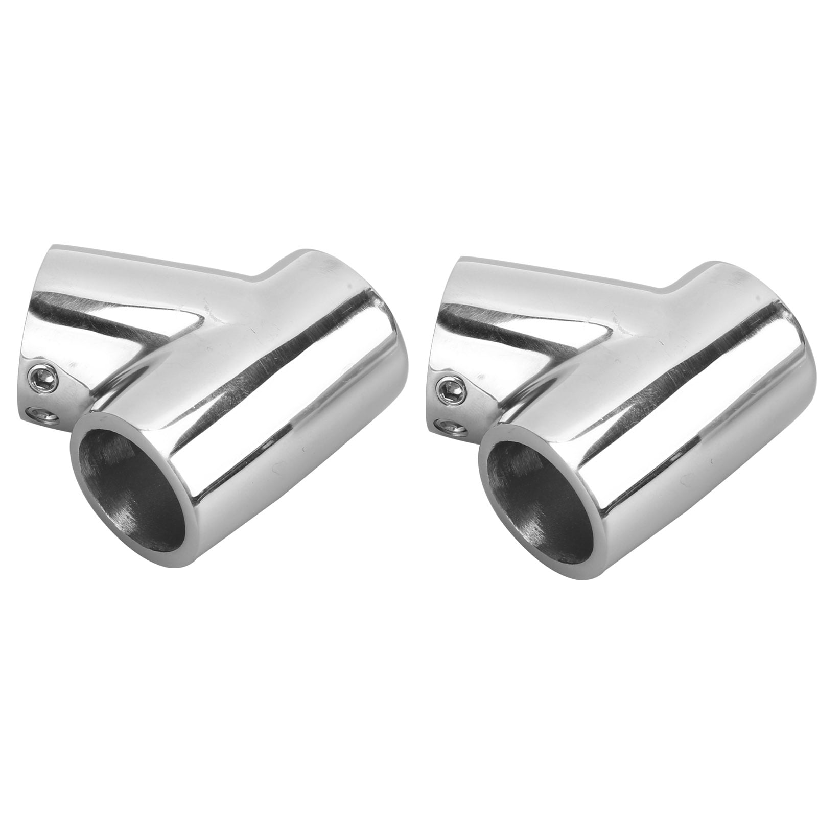 Heavy Duty 316 Marine Grade Stainless Steel Hand Rail Tee – 1-1/4 Inch, 90-Degree 3-Way Elbow, Mirror Polished 5 thumbnail image