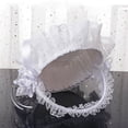 thumbnail image 5 of Lace Bow Decorative Hand Flower Basket With Foldable Handle Flower Girl Baskets, 5 of 6