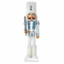 Kurt Adler 15-Inch White Russian Nutcracker – Traditional Holiday Decoration