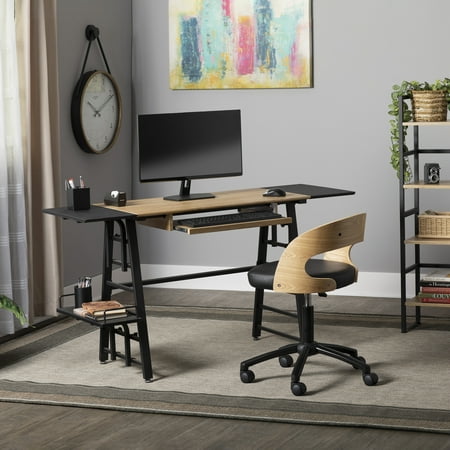 UPC: 0017342512405 | Studio Designs Calico Designs Ashwood 55.25 W Convertible Desk 51240