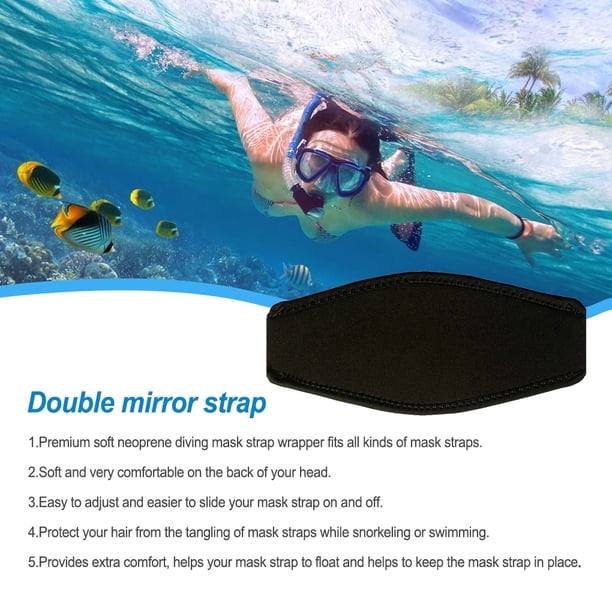 Accessoires de plongée Bandeau Bandeau élastique antidérapant en néoprène Cadeau pour plongeur sous-marin. Protège du soleil et garde vos cheveux en échec ! - France