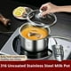thumbnail image 1 of Olla de Acero Inoxidable para Leche, Multiusos para Comida de Bebé, Antiadherente, Ideal para Freír y Cocinar Al Vapor, Portátil para Todo Tipo de Cocinas, Apta para Lavavajillas, de 550 a 8, 1 of 2