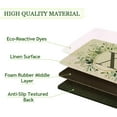 thumbnail image 5 of Spring Eucalyptus Leaves Monogram Letter X Door Mat 30 X 17 Inch Family Last Name Initial Welcome Doormat Indoor Outdoor Entrance Floor Rug Non Slip Spring Summer Decor Rubber Mats, 5 of 6
